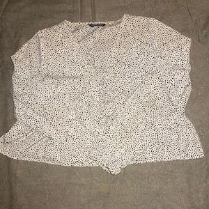 Black and white polka dot shirt